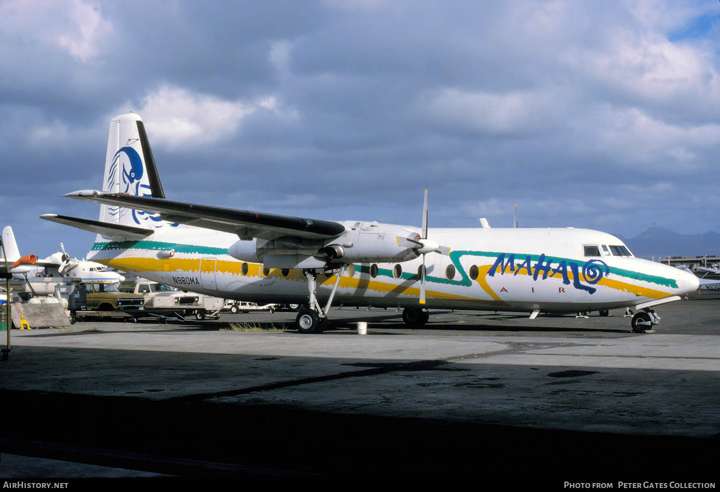 Aircraft Photo of N980MA | Fokker F27-500 Friendship | Mahalo Air | AirHistory.net #51320