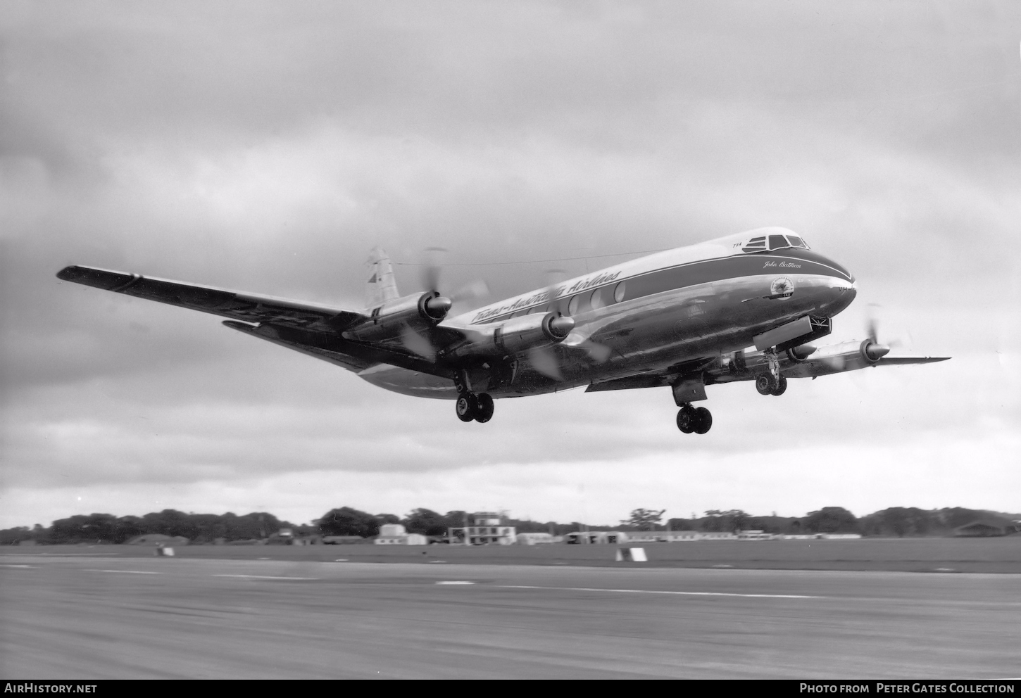 Aircraft Photo of VH-TVA | Vickers 720 Viscount | Trans-Australia Airlines - TAA | AirHistory.net #51321