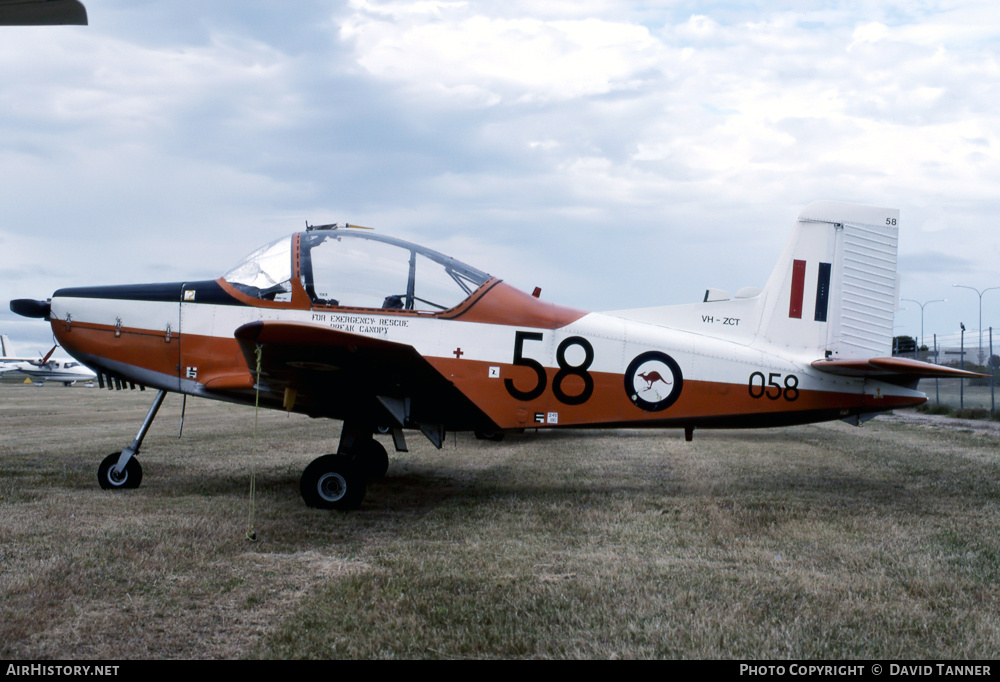 Aircraft Photo of VH-ZCT / 058 | New Zealand CT-4A Airtrainer | Australia - Air Force | AirHistory.net #51322