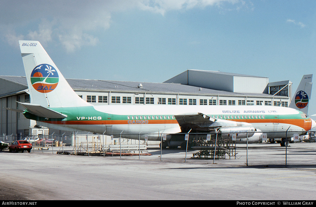 Aircraft Photo of VP-HCQ | Boeing 720-022 | Belize Airways Cargo | AirHistory.net #51326