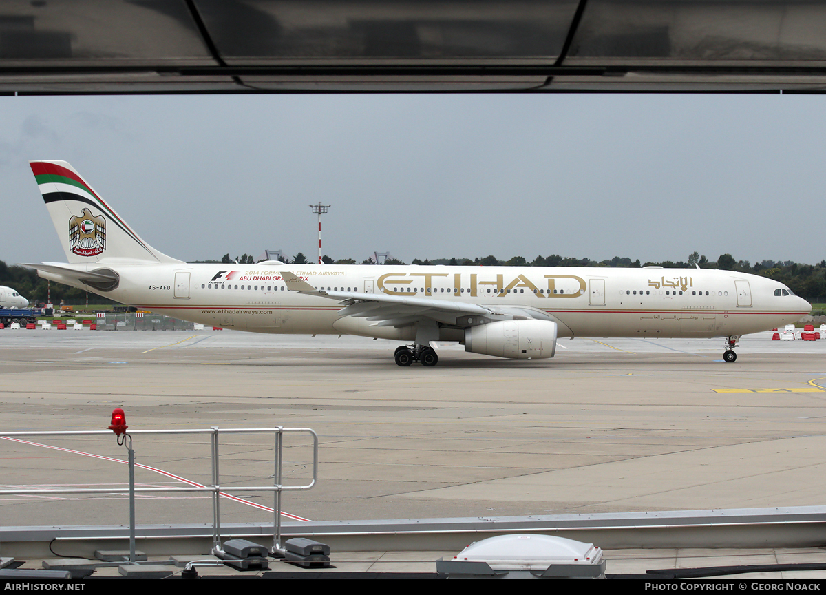 Aircraft Photo of A6-AFD | Airbus A330-343 | Etihad Airways | AirHistory.net #51376