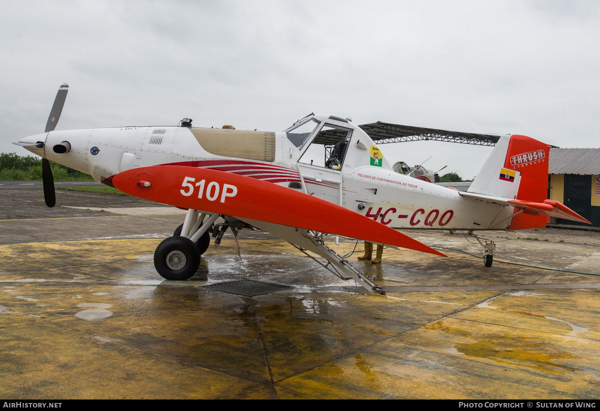 Aircraft Photo of HC-CQO | Thrush S2R-T34 Thrush 510P | AeroAgripac | AirHistory.net #51380