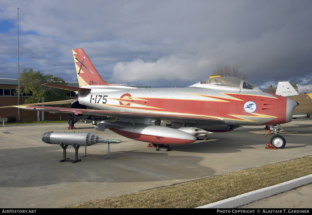 Aircraft Photo of C5-223 / C5-175 | North American F-86F Sabre | Spain - Air Force | AirHistory.net #51384