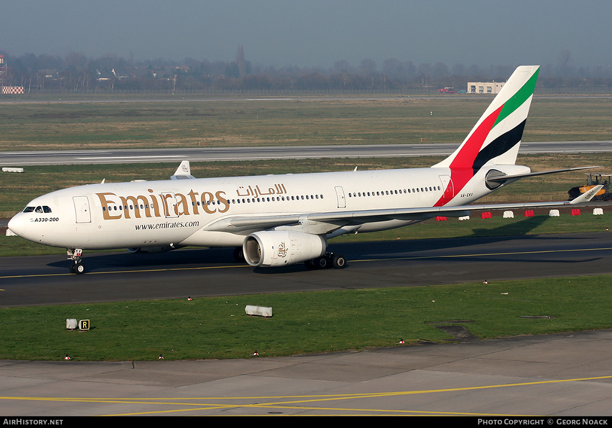 Aircraft Photo of A6-EKV | Airbus A330-243 | Emirates | AirHistory.net #51413