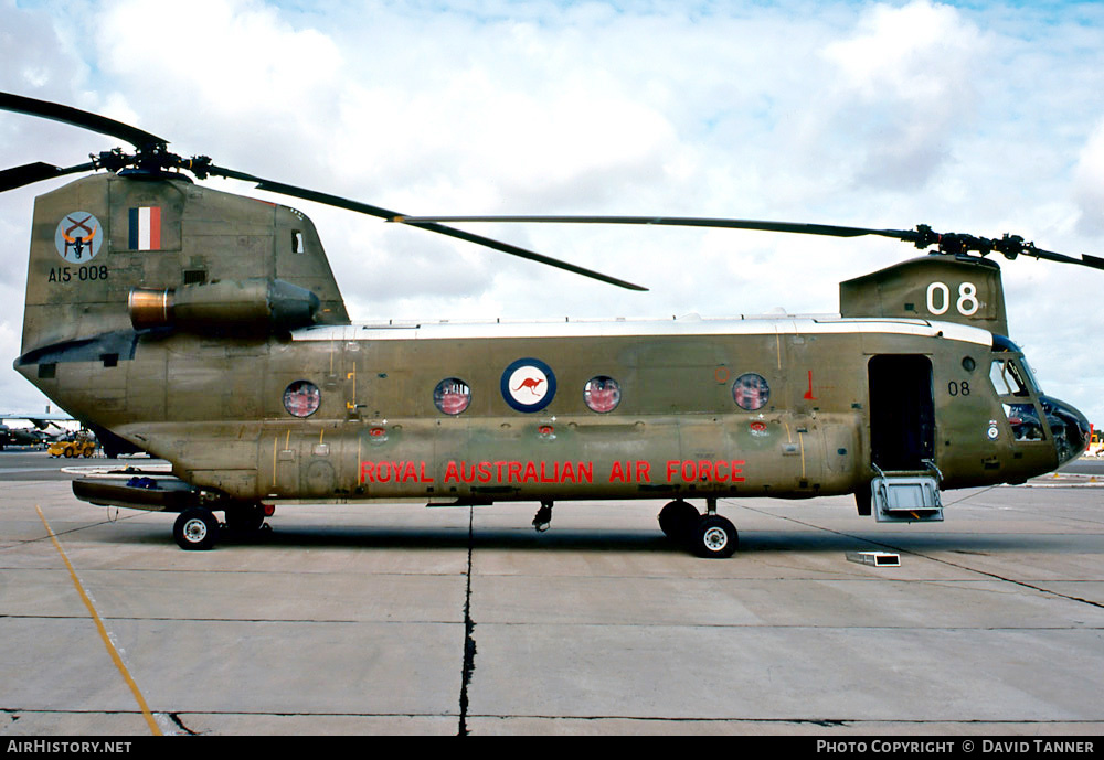 Aircraft Photo of A15-008 | Boeing Vertol CH-47C Chinook | Australia - Air Force | AirHistory.net #51435