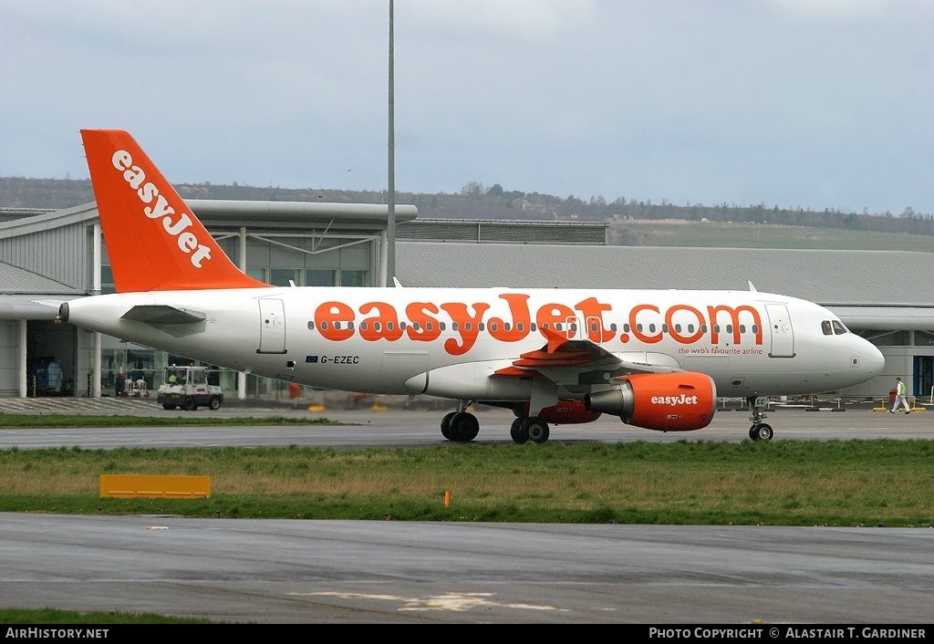 Aircraft Photo of G-EZEC | Airbus A319-111 | EasyJet | AirHistory.net #51450