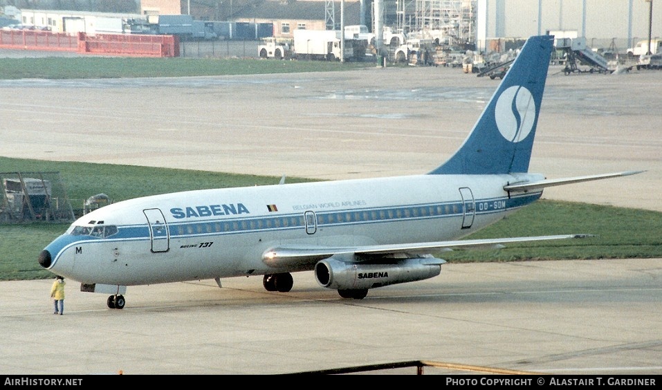 Aircraft Photo of OO-SDM | Boeing 737-229/Adv | Sabena | AirHistory.net #51456