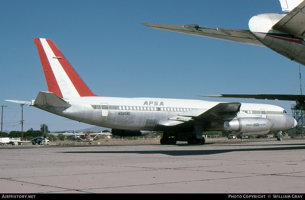 Aircraft Photo of N990AC | Convair 990A (30A-6) | APSA - Aerolineas Peruanas | AirHistory.net #51476