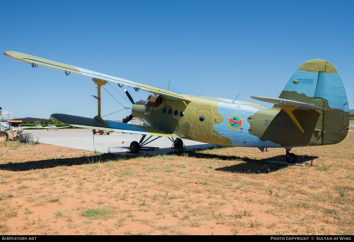Aircraft Photo of SP-FAV | Antonov An-2 | Fundación Aérea de la Comunidad Valenciana | AirHistory.net #51486