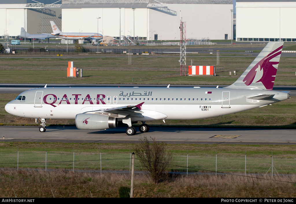 Aircraft Photo of F-WWIV | Airbus A320-232 | Qatar Airways | AirHistory.net #51501