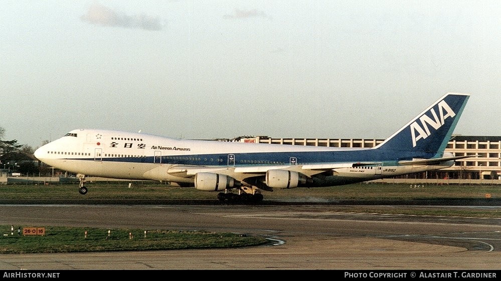 Aircraft Photo of JA8182 | Boeing 747-281B | All Nippon Airways - ANA | AirHistory.net #51512