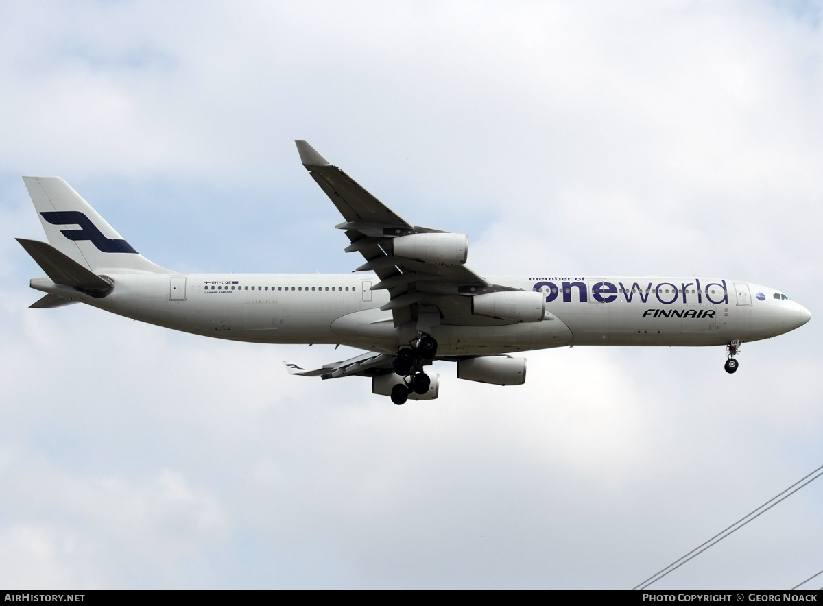 Aircraft Photo of OH-LQE | Airbus A340-313E | Finnair | AirHistory.net #51524