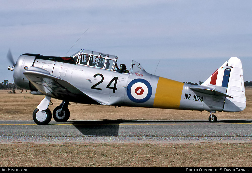 Aircraft Photo of VH-XNZ / NZ1024 | North American AT-6C Harvard IIA | New Zealand - Air Force | AirHistory.net #51532