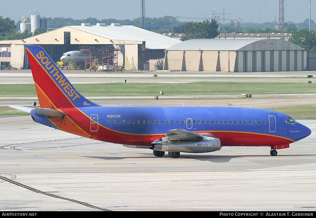 Aircraft Photo of N96SW | Boeing 737-2H4/Adv | Southwest Airlines | AirHistory.net #51540