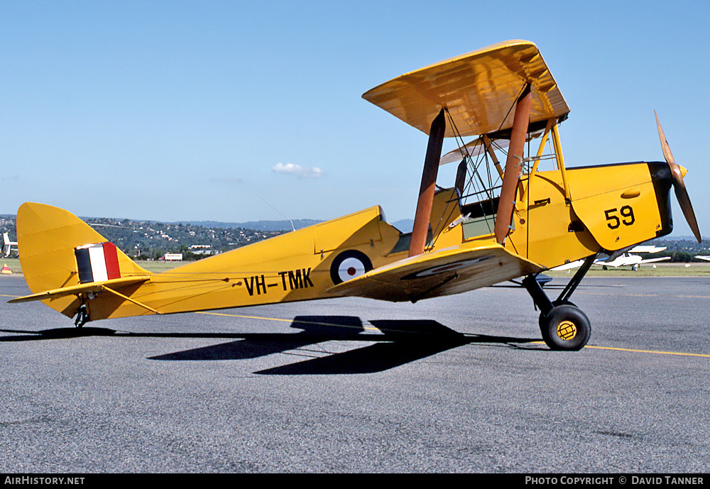 Aircraft Photo of VH-TMK | De Havilland D.H. 82A Tiger Moth | Australia - Air Force | AirHistory.net #51556