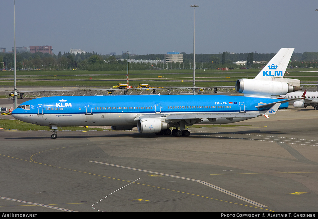 Aircraft Photo of PH-KCA | McDonnell Douglas MD-11 | KLM - Royal Dutch Airlines | AirHistory.net #51573