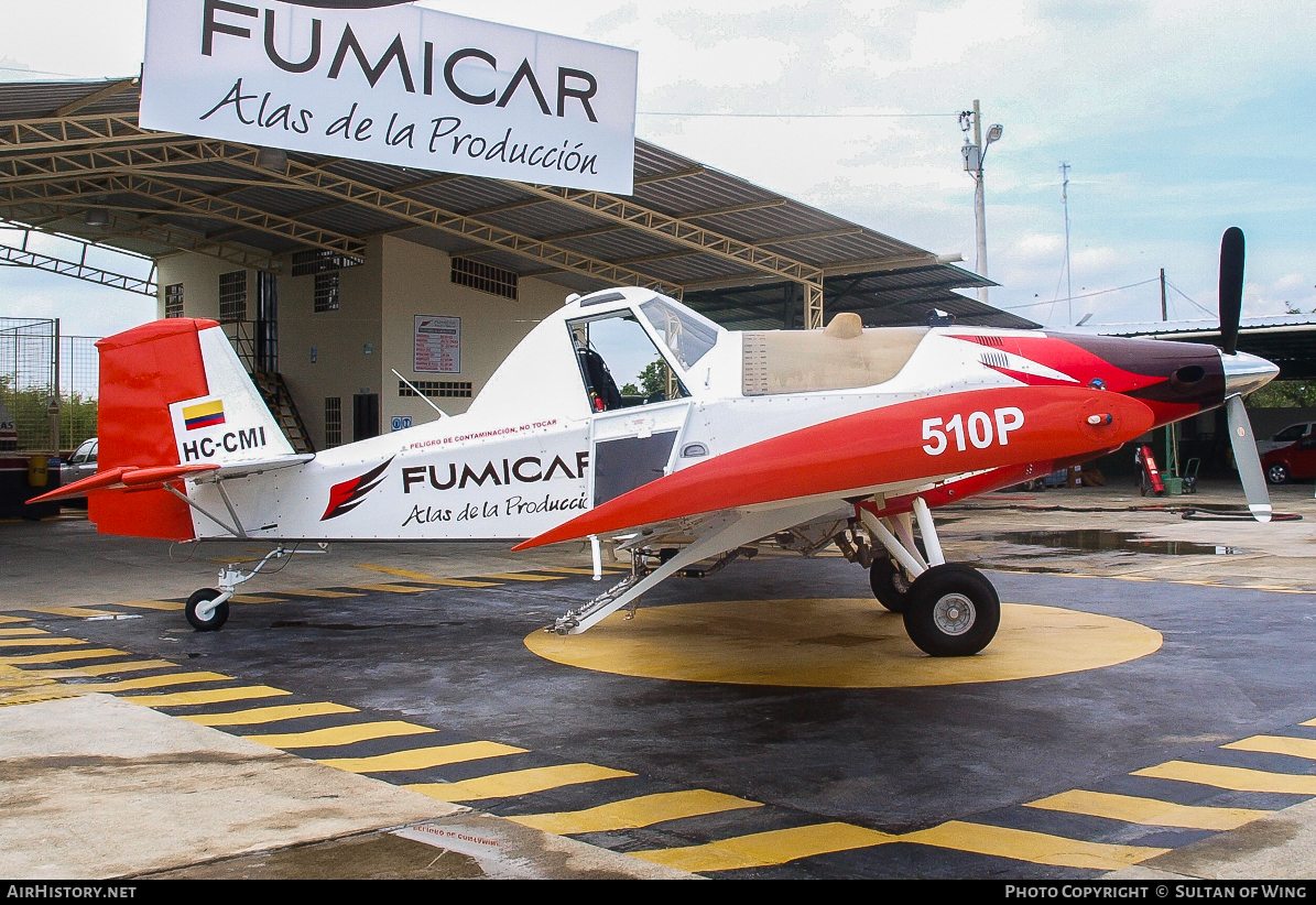 Aircraft Photo of HC-CMI | Thrush S2R-T34 Thrush 510P | Fumicar | AirHistory.net #51591