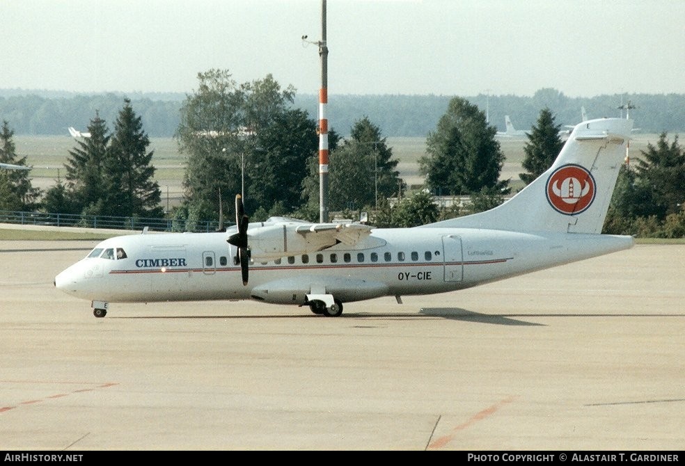 Aircraft Photo of OY-CIE | ATR ATR-42-300 | Cimber Air | AirHistory.net #51607