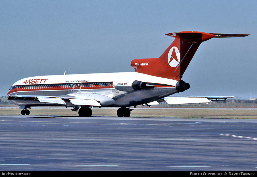Aircraft Photo of VH-RMW | Boeing 727-277/Adv | Ansett Airlines of Australia | AirHistory.net #51617