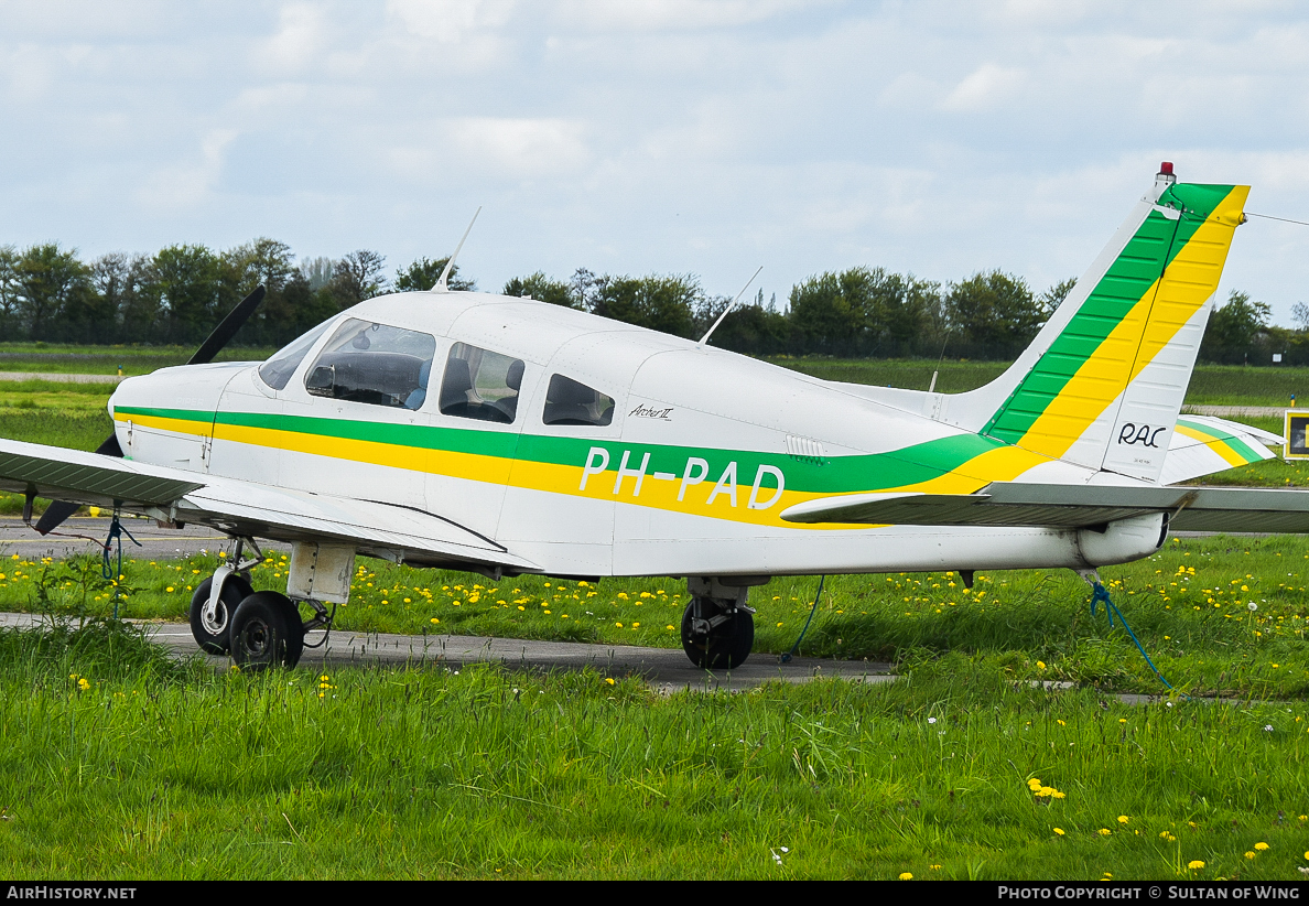 Aircraft Photo of PH-PAD | Piper PA-28-181 Archer II | RAC - Rotterdamsche Aero Club | AirHistory.net #51652