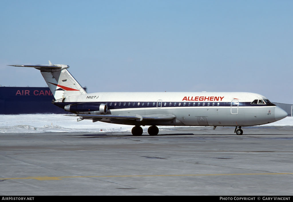 Aircraft Photo of N1127J | BAC 111-204AF One-Eleven | Allegheny Airlines | AirHistory.net #51673
