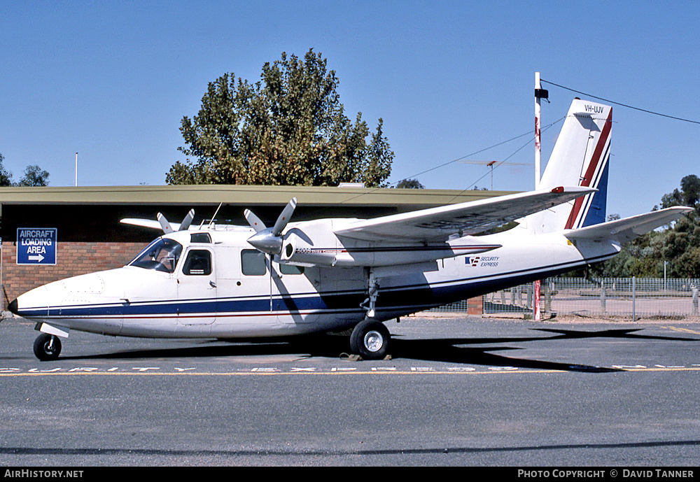 Aircraft Photo of VH-UJV | North American Rockwell 500S Shrike Commander | Security Express | AirHistory.net #51676