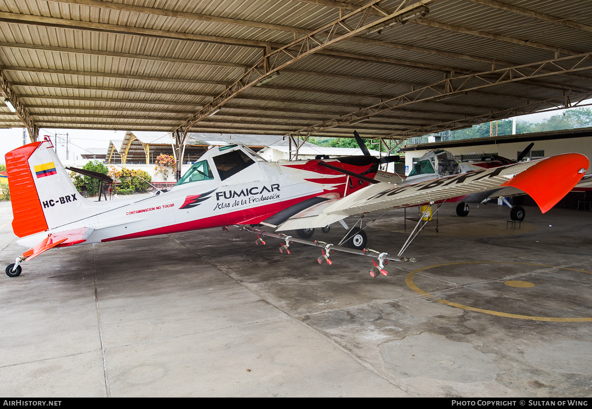 Aircraft Photo of HC-BRX | Cessna T188C Ag Husky | Fumicar | AirHistory.net #51701