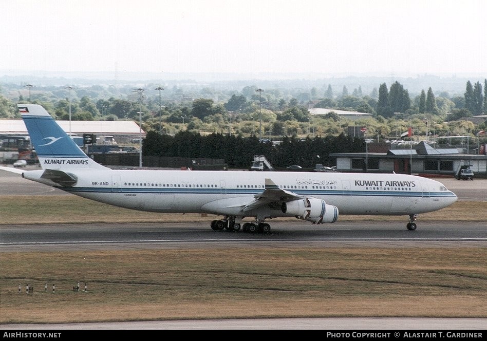 Aircraft Photo of 9K-AND | Airbus A340-313 | Kuwait Airways | AirHistory.net #51704