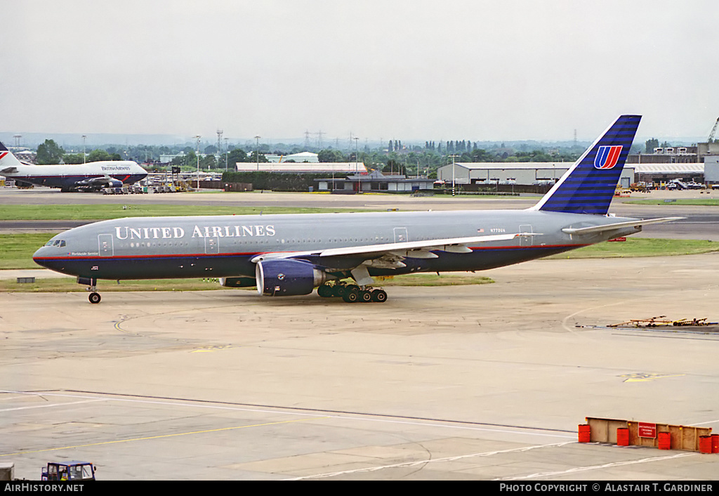 Aircraft Photo of N770UA | Boeing 777-222 | United Airlines | AirHistory.net #51709