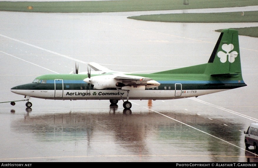 Aircraft Photo of EI-FKB | Fokker 50 | Aer Lingus Commuter | AirHistory.net #51715