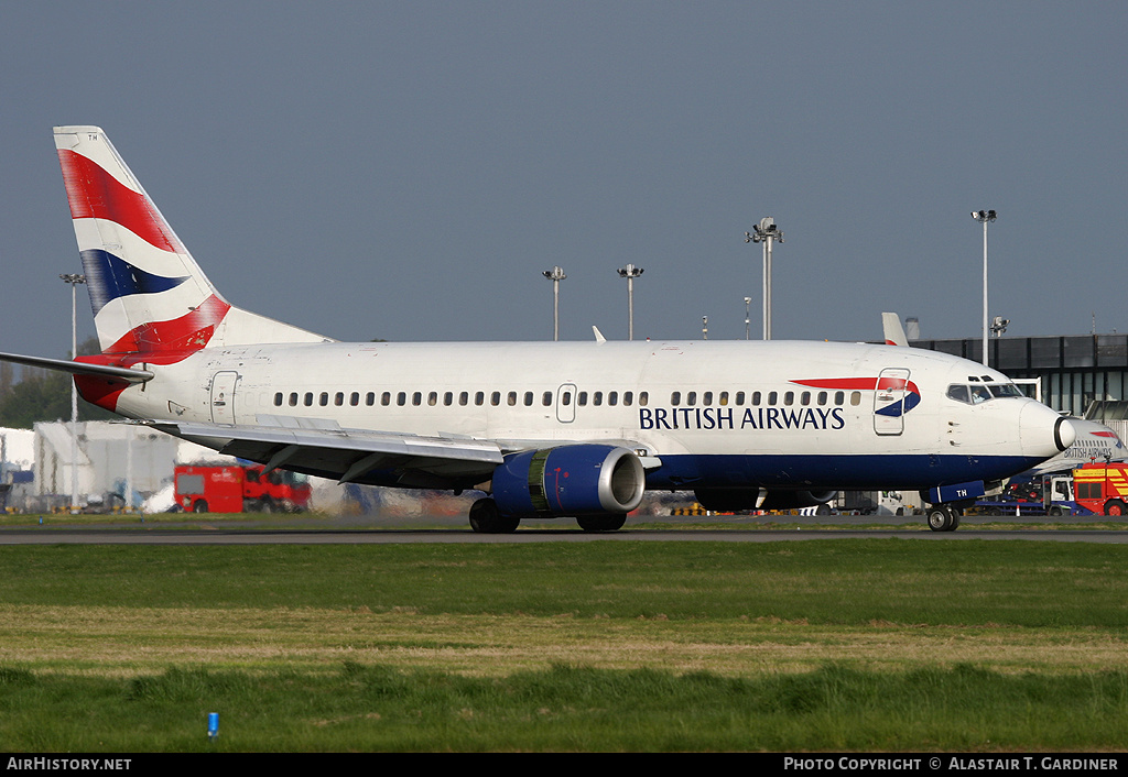 Aircraft Photo of G-LGTH | Boeing 737-3Y0 | British Airways | AirHistory.net #51738