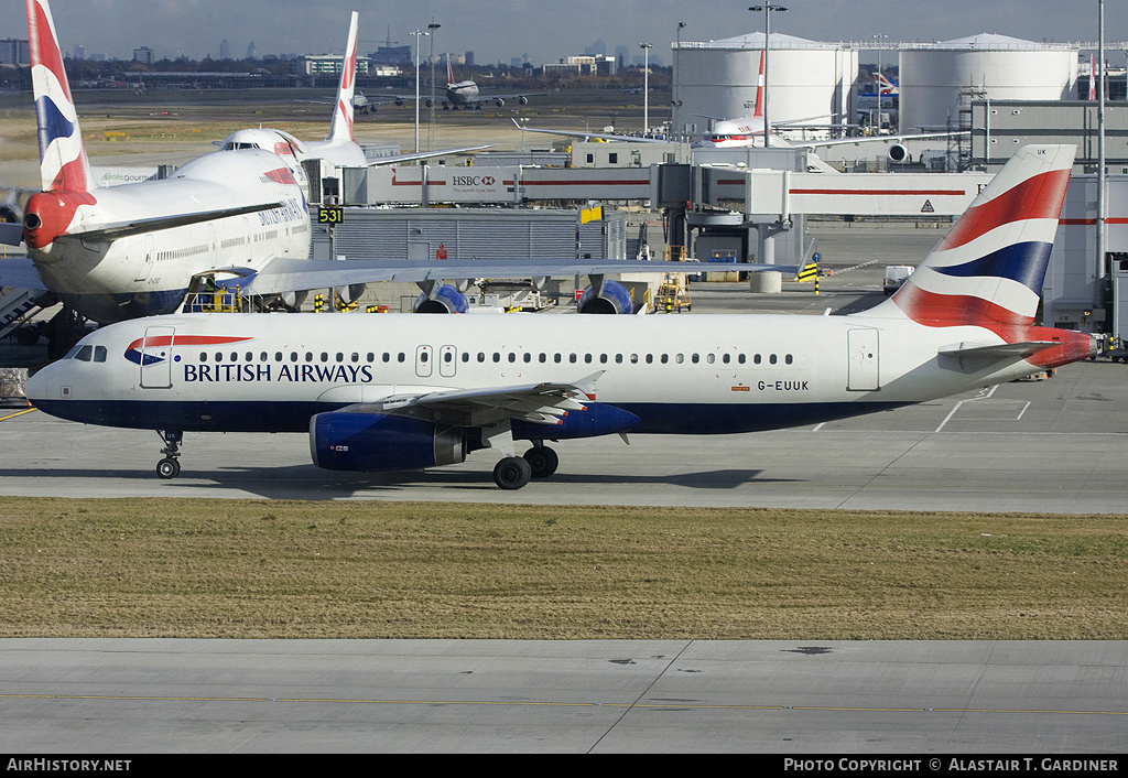 Aircraft Photo of G-EUUK | Airbus A320-232 | British Airways | AirHistory.net #51740