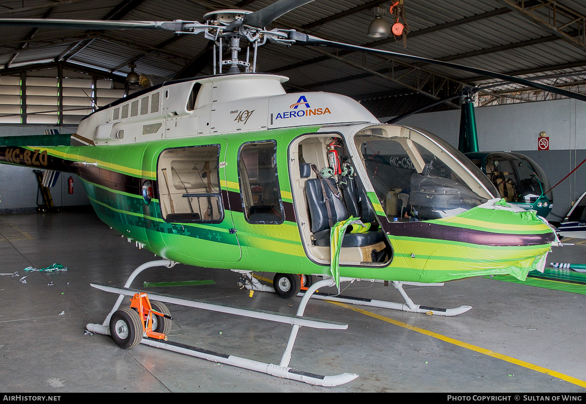 Aircraft Photo of HC-BZO | Bell 407 | Aeroinsa | AirHistory.net #51755