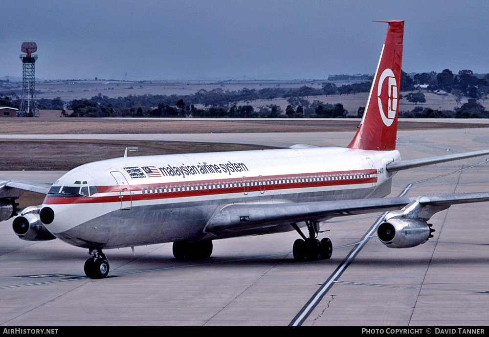 Aircraft Photo of G-AYVE | Boeing 707-321 | Malaysian Airline System - MAS | AirHistory.net #51781