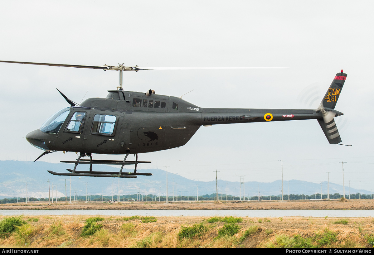 Aircraft Photo of FAE-414 | Bell 206B-3 JetRanger III | Ecuador - Air Force | AirHistory.net #51786