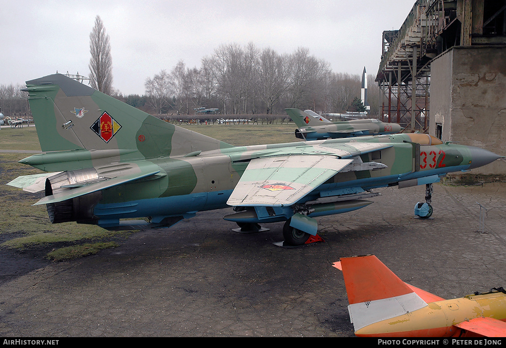 Aircraft Photo of 332 | Mikoyan-Gurevich MiG-23ML | East Germany - Air Force | AirHistory.net #51883