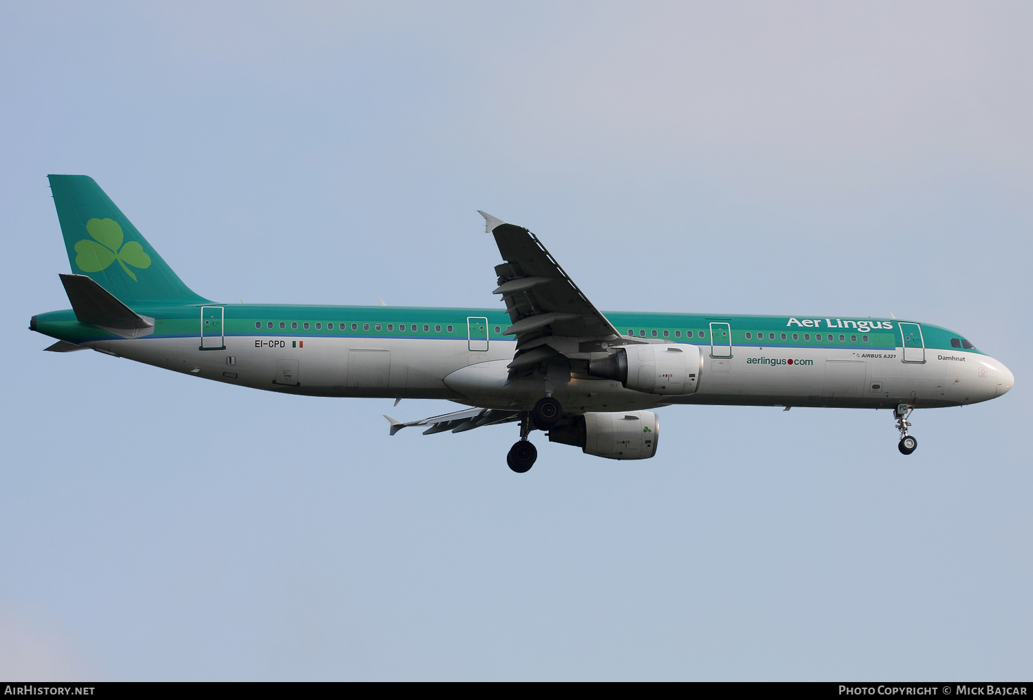 Aircraft Photo of EI-CPD | Airbus A321-211 | Aer Lingus | AirHistory.net #51899