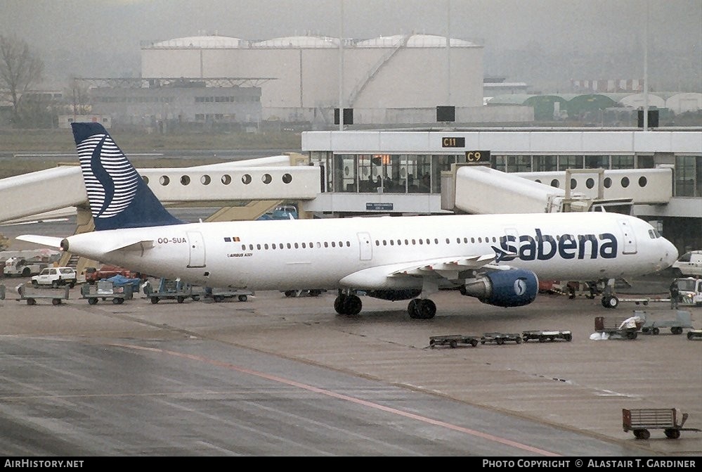 Aircraft Photo of OO-SUA | Airbus A321-211 | Sabena | AirHistory.net #51903