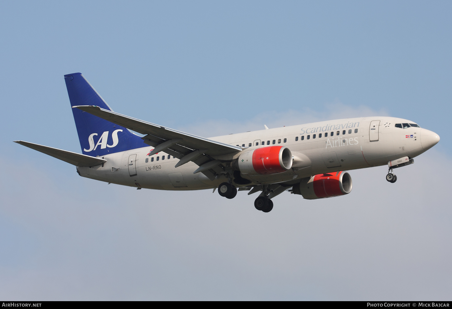 Aircraft Photo of LN-RNO | Boeing 737-783 | Scandinavian Airlines - SAS | AirHistory.net #51909