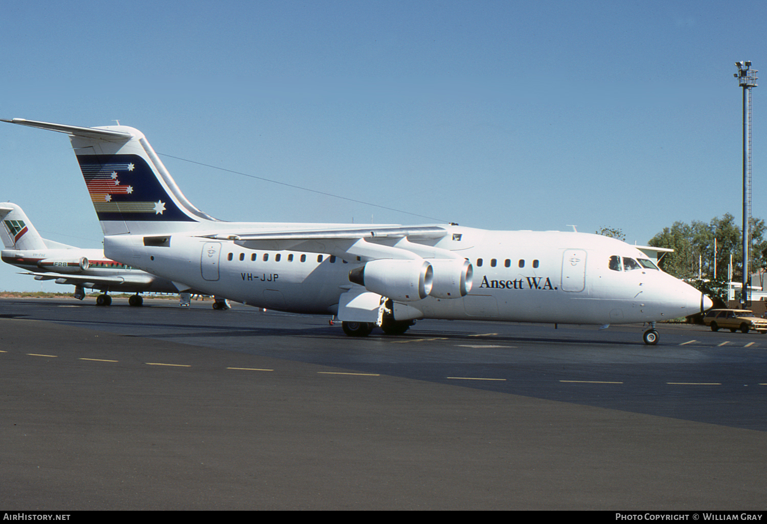 Aircraft Photo of VH-JJP | British Aerospace BAe-146-200A | Ansett W.A. | AirHistory.net #51923