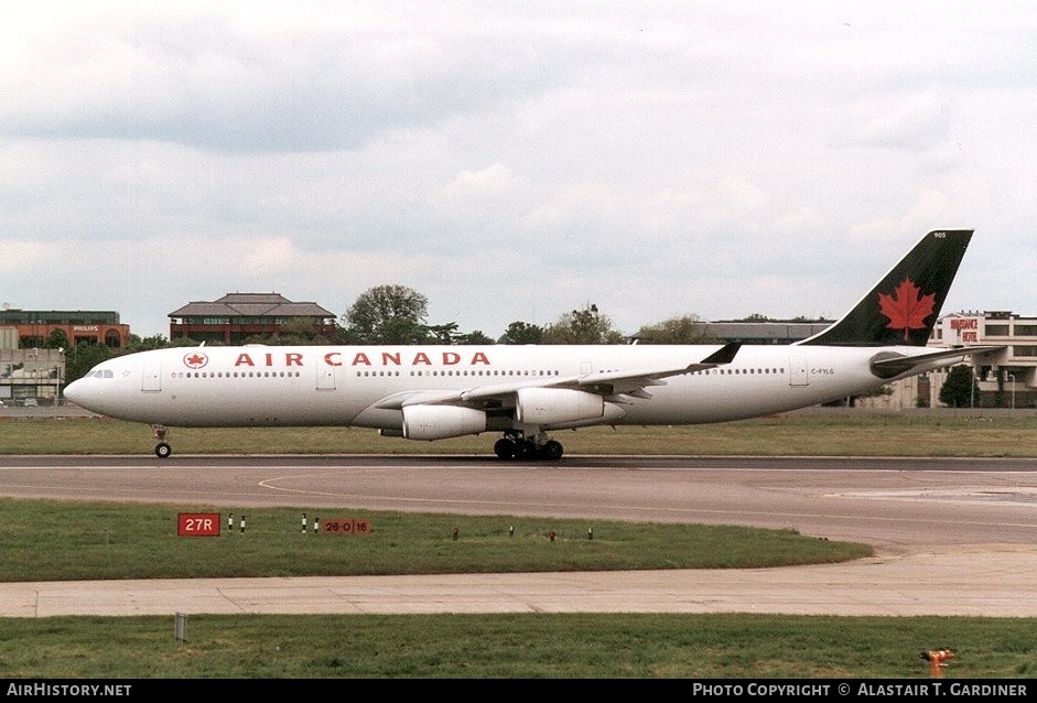 Aircraft Photo of C-FYLG | Airbus A340-313 | Air Canada | AirHistory.net #51928