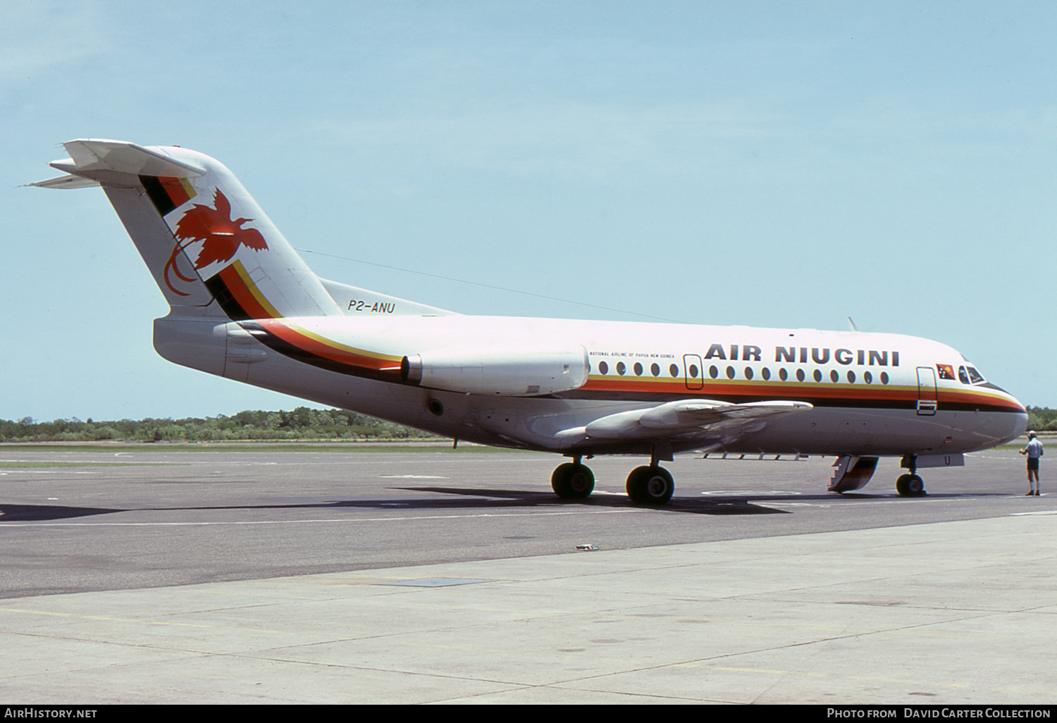 Aircraft Photo of P2-ANU | Fokker F28-1000 Fellowship | Air Niugini | AirHistory.net #51934