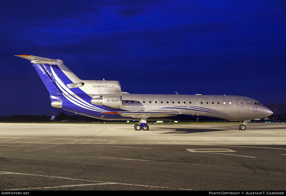 Aircraft Photo of RA-42427 | Yakovlev Yak-42 | S-Air | AirHistory.net #51980