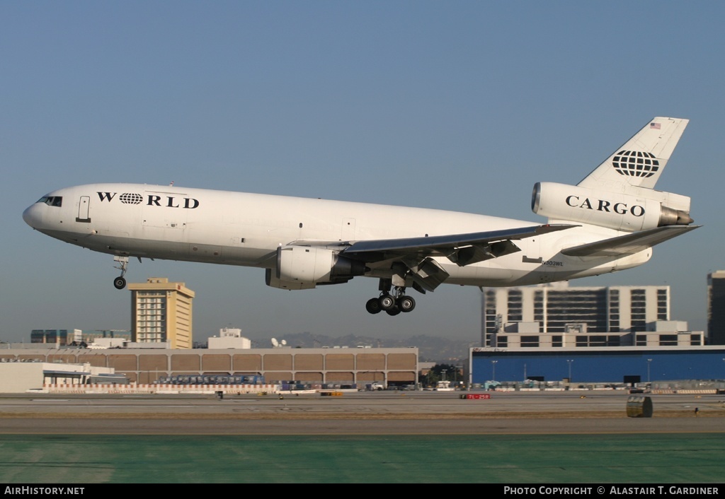 Aircraft Photo of N303WL | McDonnell Douglas DC-10-30(F) | World Airways Cargo | AirHistory.net #51999