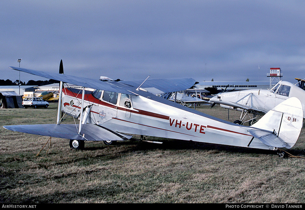 Aircraft Photo of VH-UTE | De Havilland D.H. 87A Hornet Moth | AirHistory.net #52014