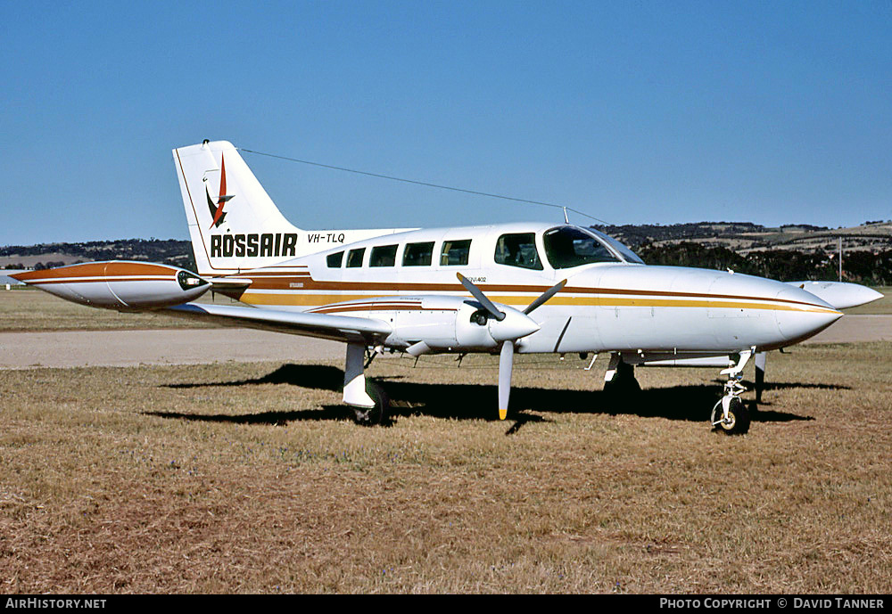 Aircraft Photo of VH-TLQ | Cessna 402B | Rossair | AirHistory.net #52031