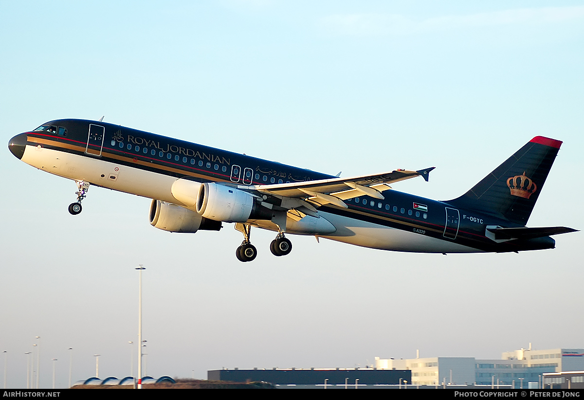 Aircraft Photo of F-OGYC | Airbus A320-212 | Royal Jordanian Airlines | AirHistory.net #52035