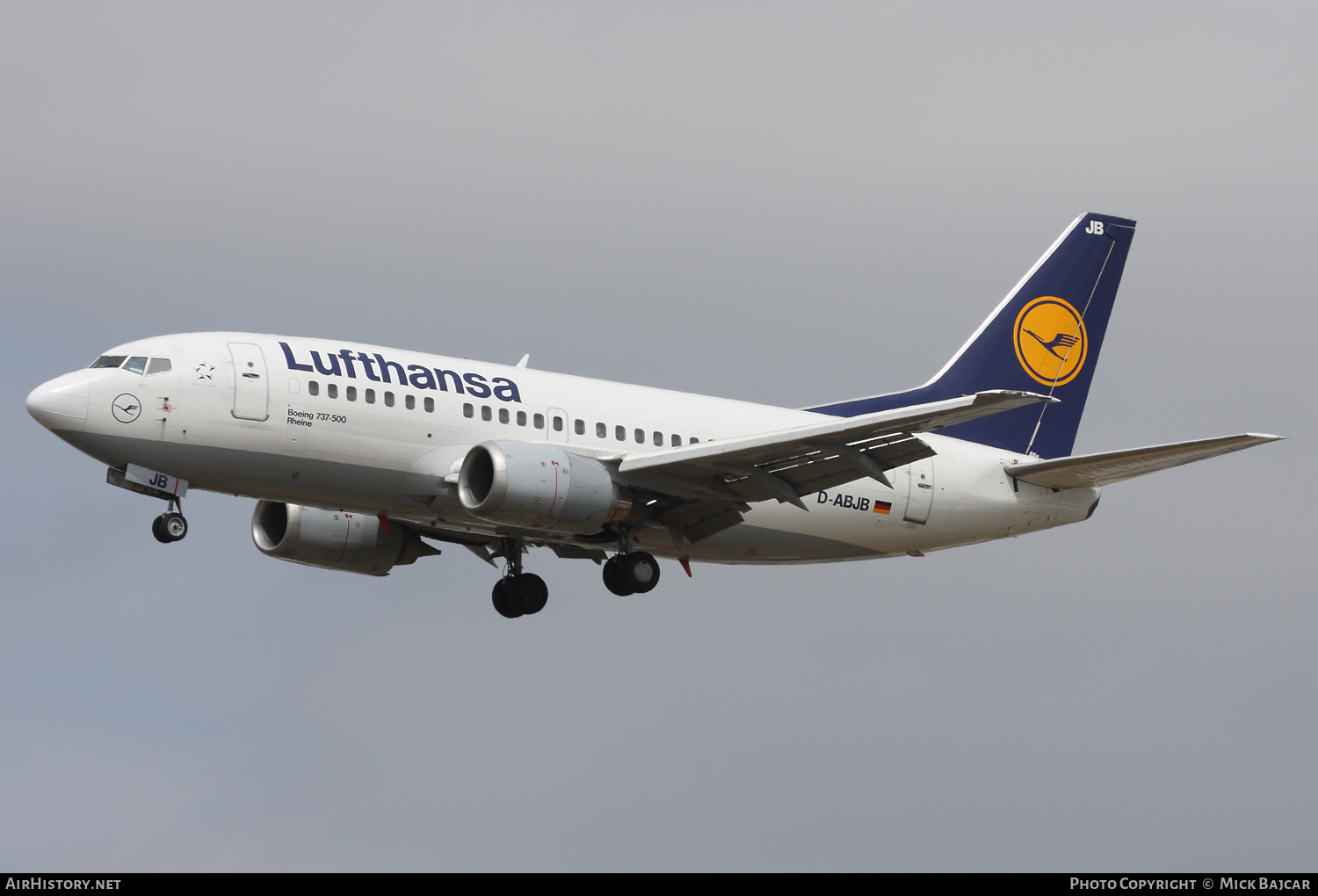 Aircraft Photo of D-ABJB | Boeing 737-530 | Lufthansa | AirHistory.net #52041