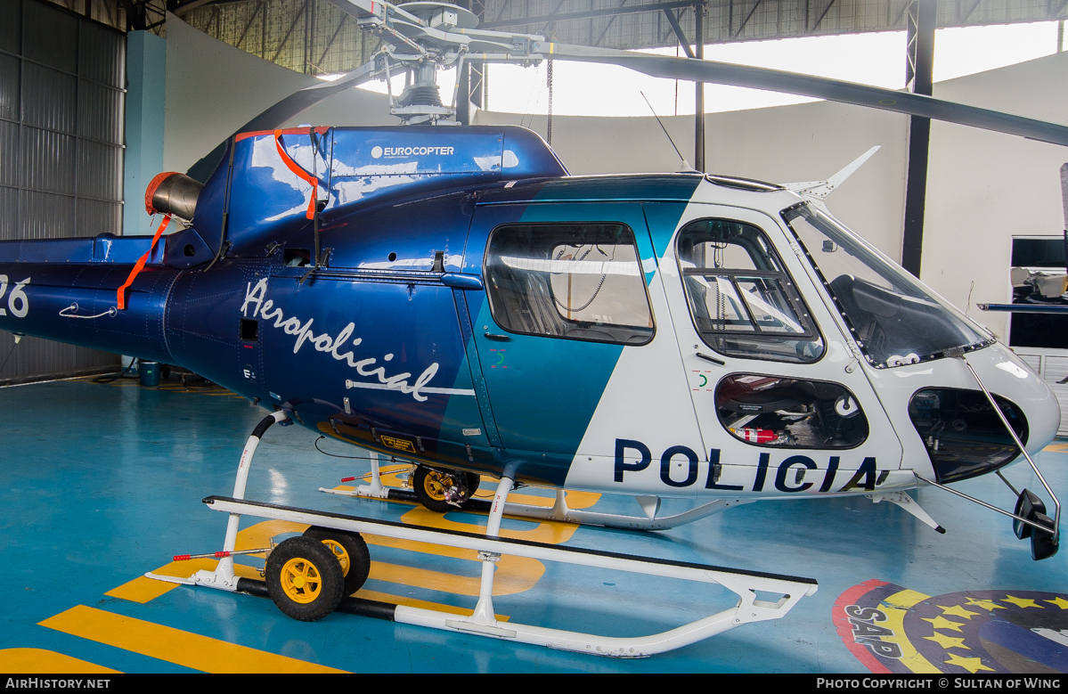 Aircraft Photo of PN-126 | Eurocopter AS-350B-2 Ecureuil | Ecuador - Police | AirHistory.net #52051