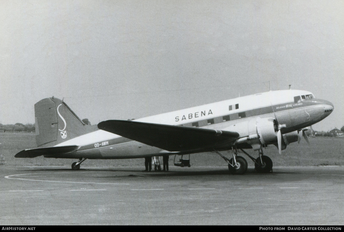Aircraft Photo of OO-AWM | Douglas C-47A Skytrain | Sabena | AirHistory.net #52059